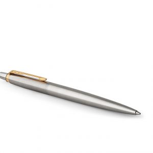 Ручка гелевая Parker Jotter Core K694 Stainless Steel GT, MBlack