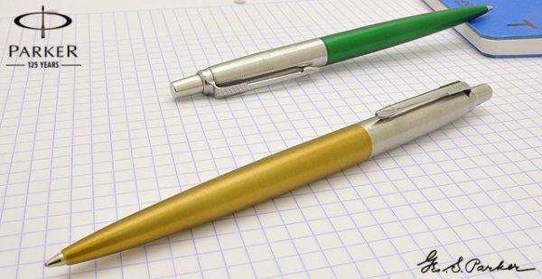 Шариковая ручка Parker Jotter 125th K173, цвет: Yellow, стержень: Mblue